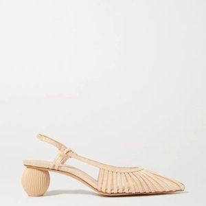 Cult Gaia Alia Bauble-Heel Slingback Pumps